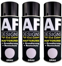 3x Haftgrund Spraydose grau